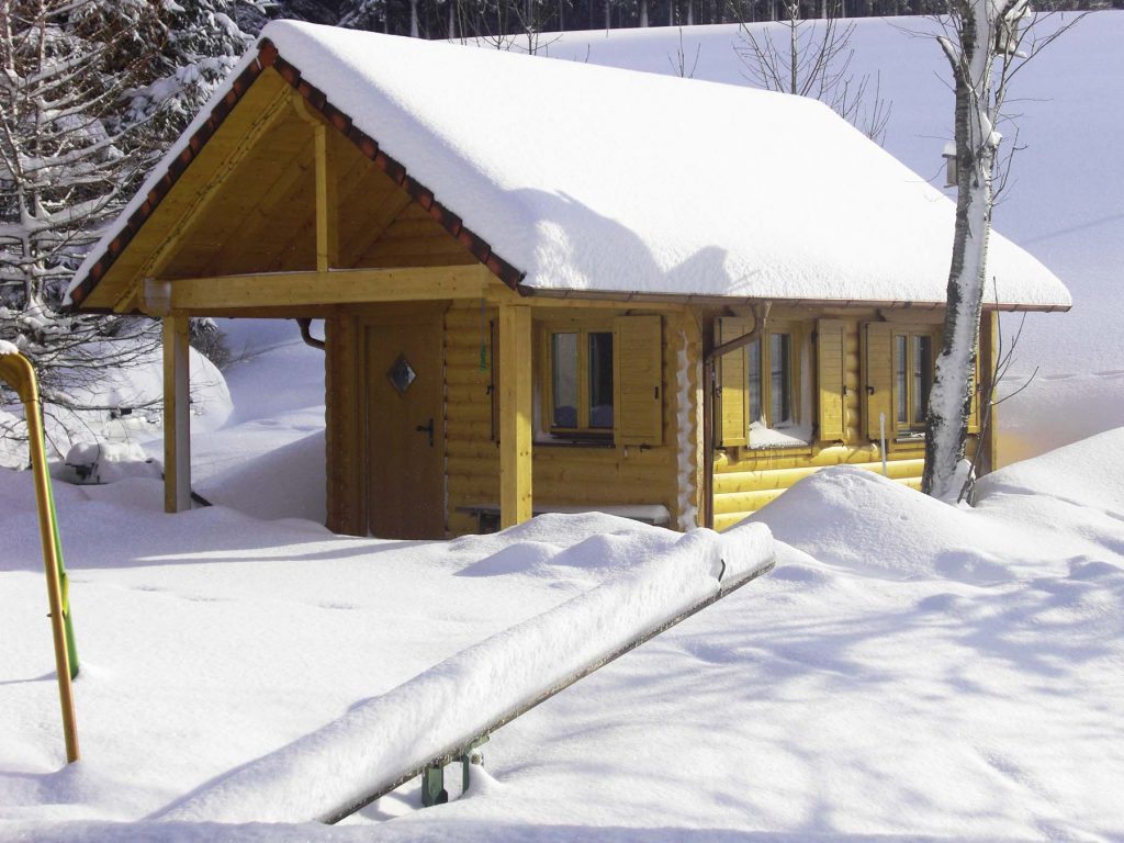 Grillhütte im Winter